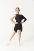 DANCE QUEEN Kid 2396 Asymmetrical One-Shoulder with Single Long Sleeve, Tassel Flounce Skirt Latin Dance Dress