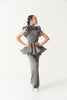 DANCE QUEEN Kid 2394-2 Voluminous 3D Ruffles Sleeveless Dance Top No Bra Padding No Crotch Lining