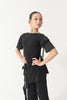 DANCE QUEEN Kid 2371 Puff Mid-Length Sleeves Lace & Flowing Ribbons Latin Ballroom Dance Leotard No Pads