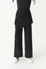 DANCE QUEEN Kid 2372 Elastic Waistband with Bow & Flowing Ribbon Design Latin Ballroom Dance Trouser