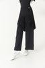 DANCE QUEEN Kid 2392 Heart Lace Irregular Faux Two-Piece Skirt with Drawstring Ruched Design Latin Ballroom Dance Trouser