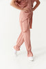 DANCE QUEEN Kid 2361-4 Butterfly Bow & Cuffed Ankle Design Latin Ballroom Dance Jogger Trouser