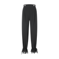 DANCE QUEEN 997-2 Limited Edition Lace Classic Black Ace Elastic Band Training Trouser
