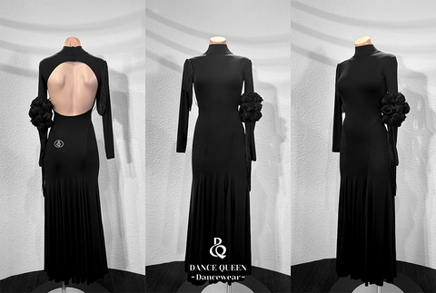 DANCE QUEEN Black Custom Made Dress