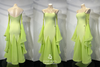 DANCE QUEEN Fluorescent Green Custom Made Show Dress