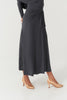 DANCE QUEEN 1133-5 Frog Gray Front Pleasts Design Ballroom Dance Sport Skirt
