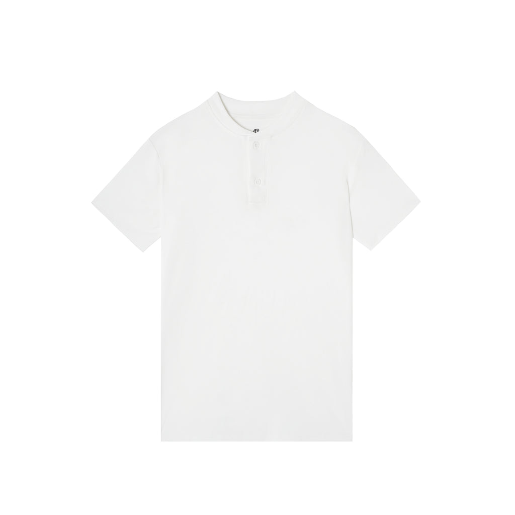 DANCE QUEEN M119-3 White Men's Round Neck Short Sleeve Ballroom Dancing Practice