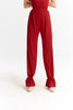 DANCE QUEEN 266-19 Red Drawstring Ballroom Practice Dancing Trouser