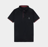 DANCE QUEEN M107-4 Men's Contrast Lapel Polo Shirt