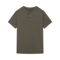 DANCE QUEEN M130-6 Brown Upgrade Fabric Round Neck Short Sleeve Man T-Shirt