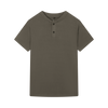 DANCE QUEEN M130-6 Brown Upgrade Fabric Round Neck Short Sleeve Man T-Shirt