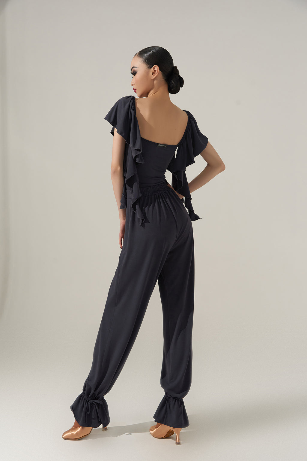 DQ-266 DANCE QUEEN Ankle Strap Trousers